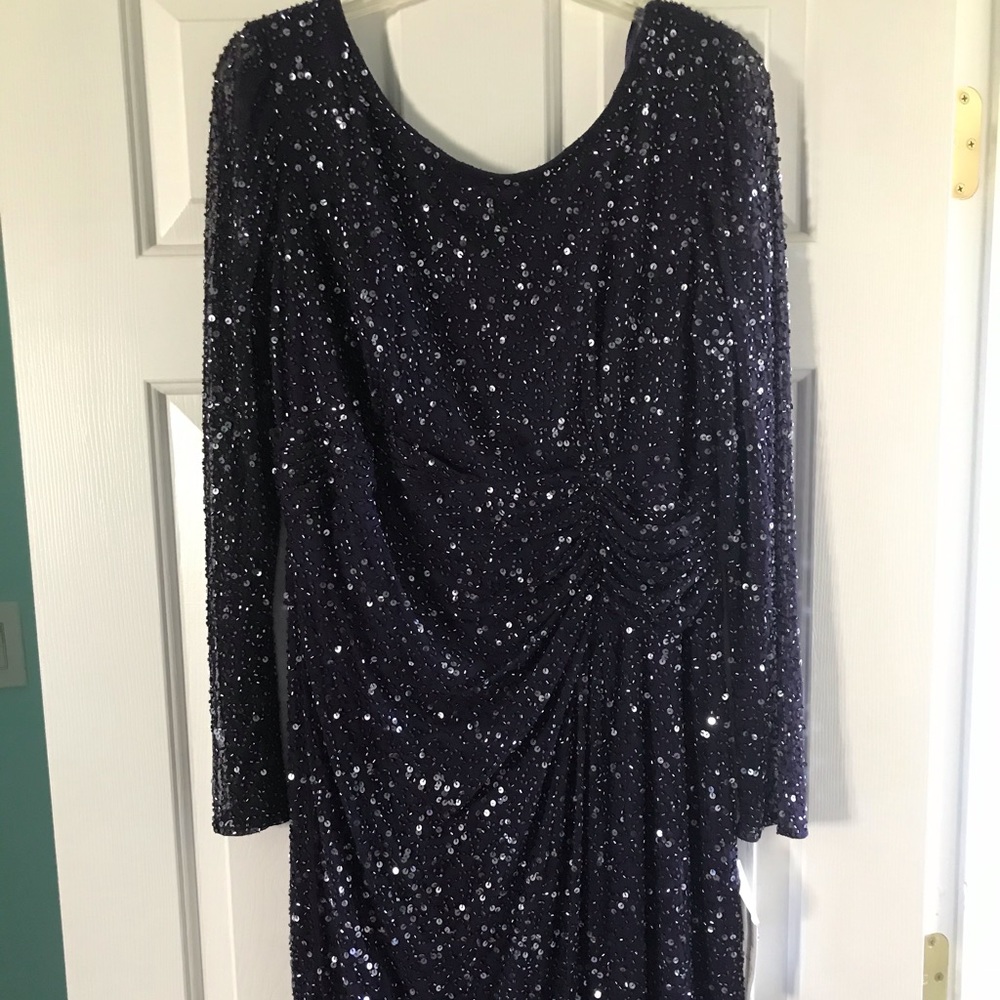 Violet beaded dress